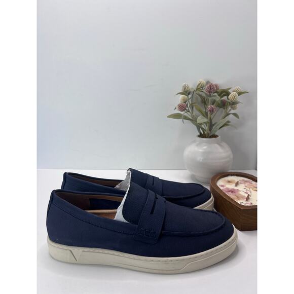 Vionic Thompson Slip-on Penny Loafers Casual Comfort Shoe Navy Men\'s 12 Wide main image 5